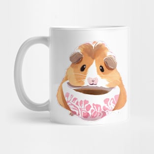 Cute Guinea Pig Drinking Coffee Mug